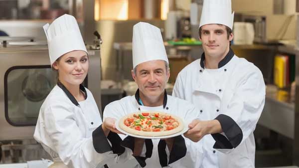 Professional hotel staff in the Gulf region