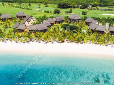 dinarobin hotel golf & spa mauritius front view
