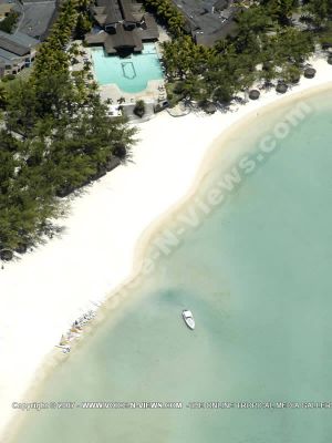 3 star hotel mauritius ambre resort & spa aerial view
