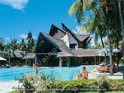 3 star hotel mauritius ambre resort & spa swimming pool view
