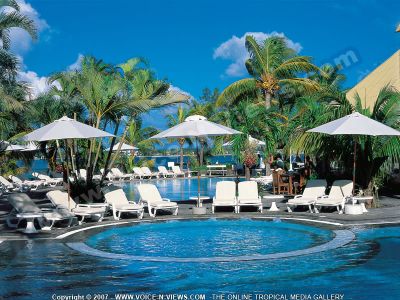 3 star veranda grand baie hotel & spa mauritius pool
Veranda Grand Baie Hotel & Spa swimming pool. The pool area is well located bringing the beach, restaurant and bar together as a centre piece of the public area where dinner under the stars at the poolside are offered. There are two swimming pools at the Hotel. Around both of them there are sunbeds, beach umbrellas and palm trees.
Keywords: 3*hotel, swimming pool, beach, restauran, bar, dinner, sunbeds, umbrellas, palm trees, sea,