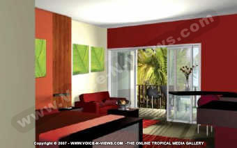 mornea resort mauritius room view
