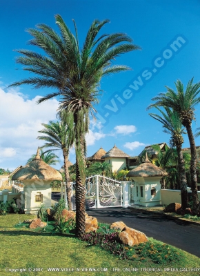 mornea resort mauritius main entrance view
