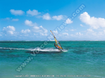 mornea resort mauritius wind surfing view
