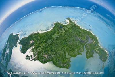 four seasons resort mauritius at anahita aerial watermark view
