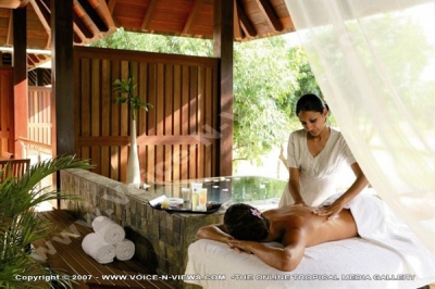anahita resort mauritius veranda massage watermark view
