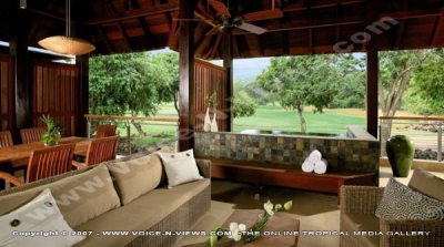 anahita resort mauritius veranda with private plunge pool golf watermark view
