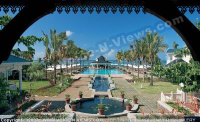 5 star hotel heritage le telfair golf & spa resort view
