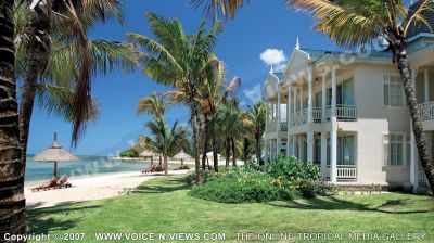 5 star hotel heritage le telfair golf & spa resort view outside
