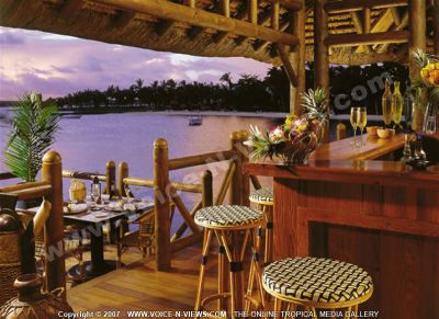 5 star hotel one and only le saint geran hotel bar view
