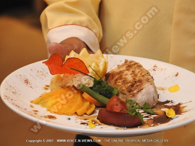 tamarina golf spa and beach club mauritius food
