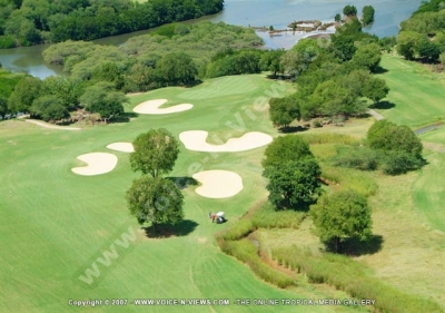tamarina golf spa and beach club mauritius golf course aerial and surroundings view
