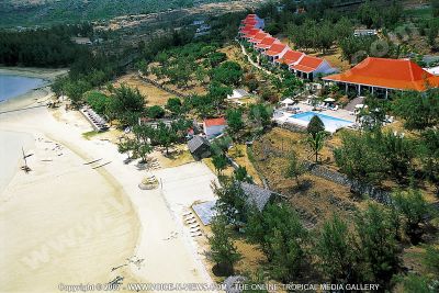 3 star hotel mourouk ebony hotel aerial beach and hotel view
