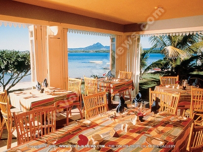 le tropical hotel mauritius le cocotier restaurant
