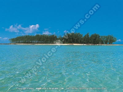 ile des deux cocos villa mauritius view from the sea
