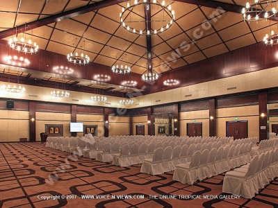 intercontinental resort mauritius ballroom view
