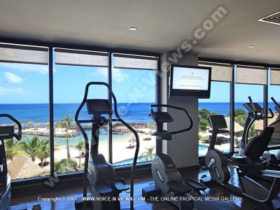 intercontinental resort mauritius gym hall
