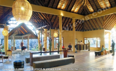 le canonnier hotel mauritius lobby
