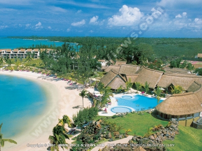legends hotel mauritius aerial view
