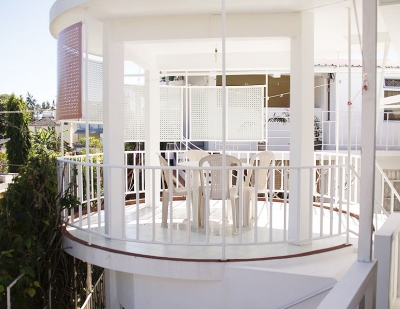 les bougainvillers apartments mauritius balcony general view
