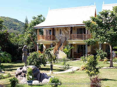 bed and breakfast superior beach apartment la preneuse ref 164 mauritius garden view
