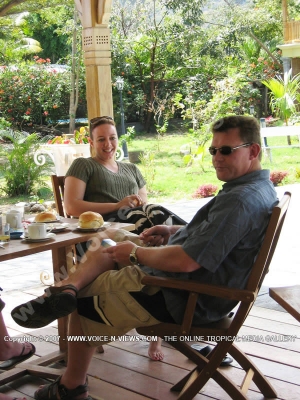 bed and breakfast superior beach apartment la preneuse ref 164 mauritius terrace view
