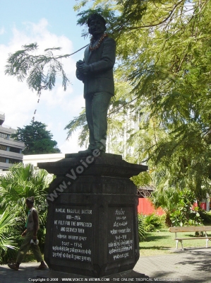 doctor manilal maganlal status company gardens port louis mauritius
