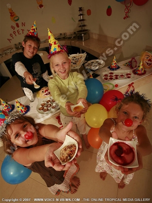 tamassa hotel mauritius kids club party time
