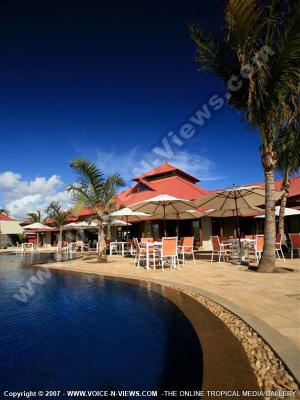 tamassa hotel mauritius swimming pool and general view
