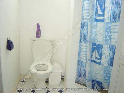 villa jean francoise wc and bathroom view
Jean Francoise Beach Villa bathroom view. There ia a shower and WC on the ground floor as well as an extra WC for visitors.  There is also a bathroom with a shower and WC upstairs.
Keywords: Jean Francoise Beach Villa, bathroom, shower, ground floor, upstairs