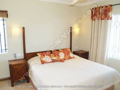 luxury beach villa pointe d'esny mauritius ref 163 double room
Luxury Beach Villa Pointe d'Esny Mauritius Ref 163 double room view.  The air-conditioned sea-facing master bedroom is beautifully designed and decorated. It offers 5 star comforts and is located on the ground floor. It is equipped with its own bathroom and private toilet. 
Keywords: luxury beach villa pointe d'esny mauritius ref 163, double room, ground, air-conditioned, sea-facing, master,bed, designed, decorated, 5 star, comforts, bathroom, shower, toilet