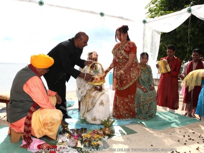 hindu wedding of sebastien and leena mauritius ceremony
