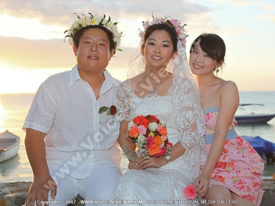 mauritius honeymoon yu rui and wang guanghui at the bay hotel
