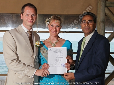 mauritius wedding tilde and jens wedding certificate
