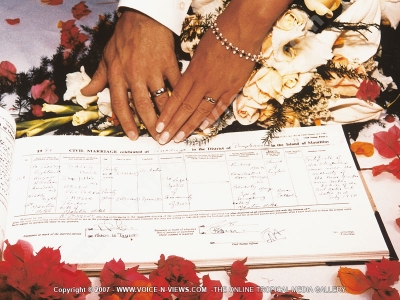 wedding in mauritius wedding certificate of david poole and helen taylor at maritim hotel
