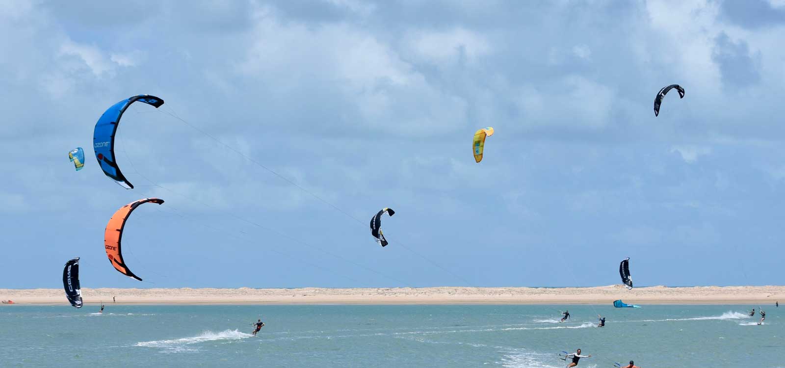 Kite-surf: survolant la lagune